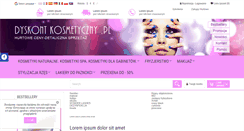 Desktop Screenshot of dyskontkosmetyczny.pl